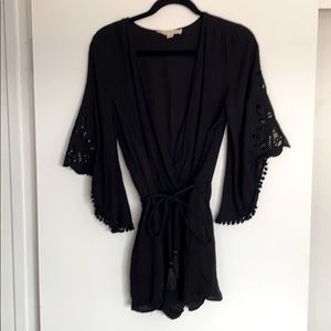 Black VICI romper